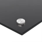 Paraschizzi per Cucina Nero 80x50 cm in Vetro Temperato