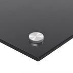 Paraschizzi per Cucina Nero 100x60 cm in Vetro Temperato