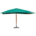 Ombrellone a Sbalzo Melia 300 x 400 cm Verde