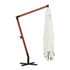 Ombrellone 300 x 400 cm Bianco