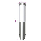 Applique da Esterno 2 pz in Acciaio Inossidabile