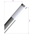 Applique da Esterno 2 pz in Acciaio Inossidabile