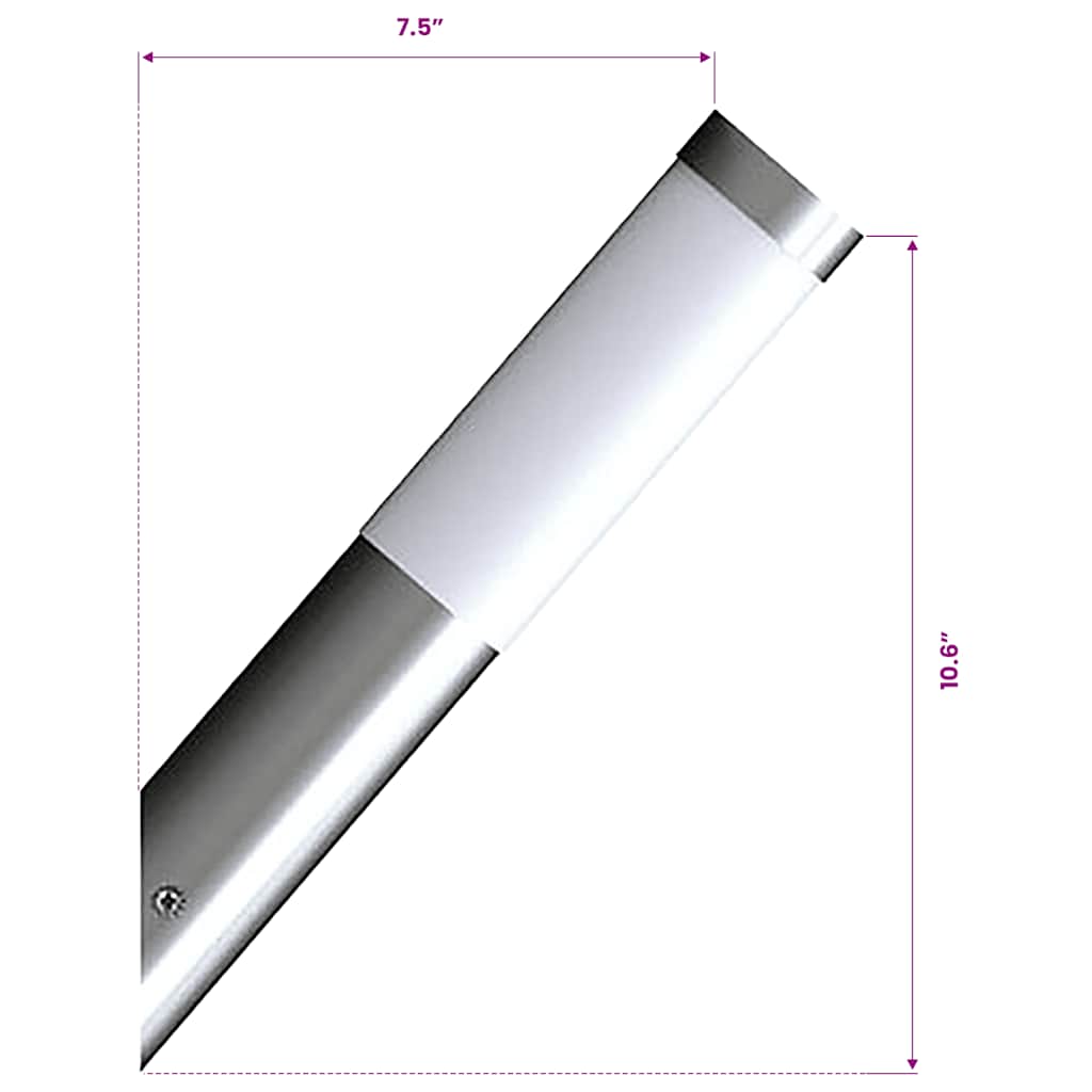 Applique da Esterno 2 pz in Acciaio Inossidabile