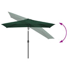 Parasole 200 x 300 cm Verde Rettangolare