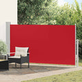Tendalino Laterale per Patio Terrazzo 160 x 300 cm Rosso