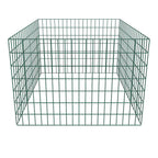Compostiera da Giardino Quadrata a Rete 100 x 100 x 70 cm