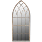 Specchio da Giardino Gotico con Arcata 50x115cm Interni Esterni