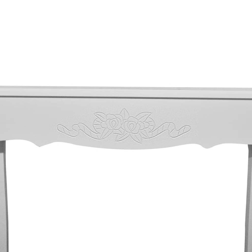 Tavolo Consolle da Trucco Bianco