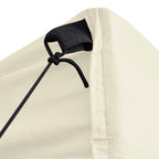 Tenda Pieghevole Crema 3 x 3 m con 4 Pareti