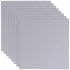 Piastrelle in Vetro a Specchio senza Cornice 8 pz 20,5 cm