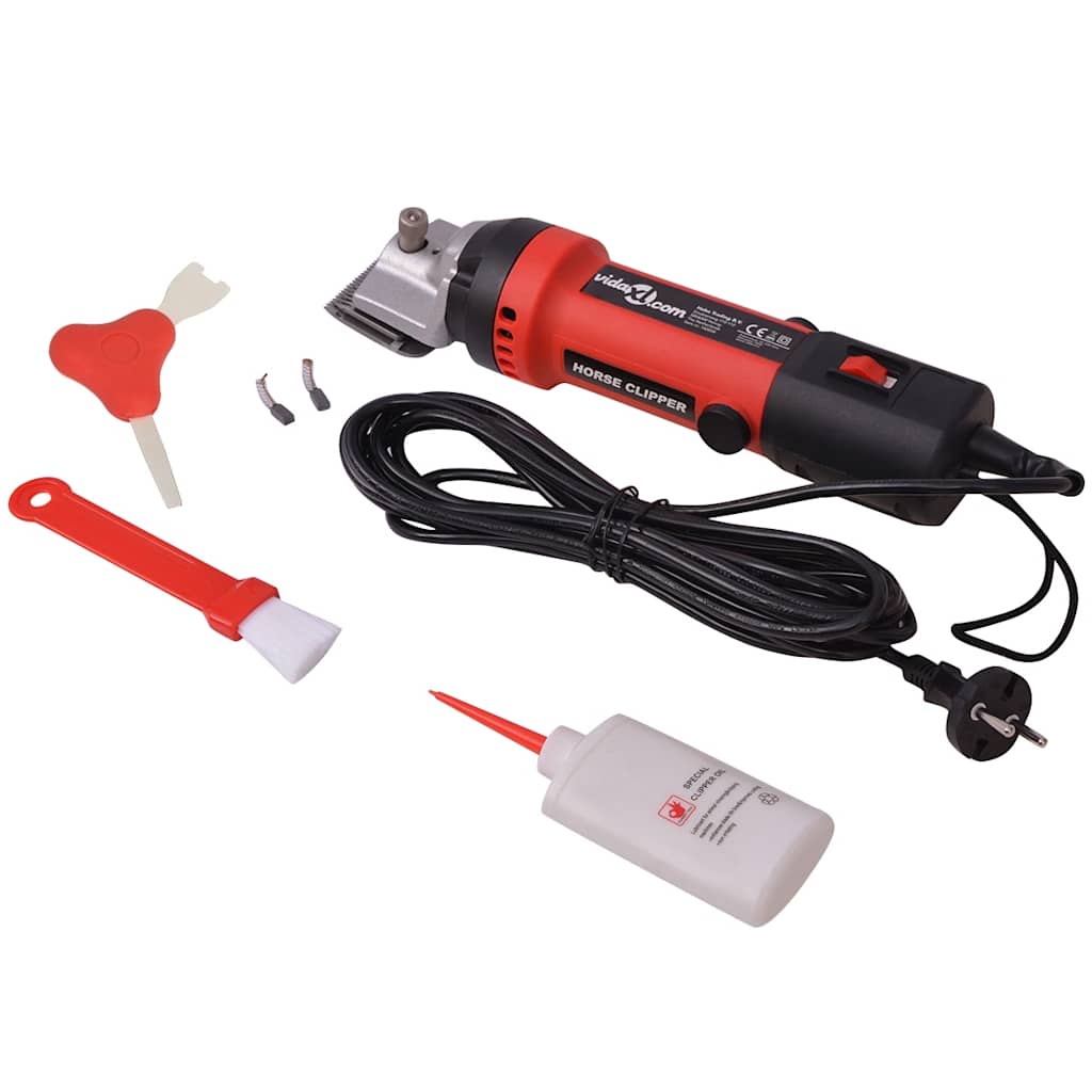 Set Tosatrice per Cavalli 350 W con 6 Accessori e Valigetta