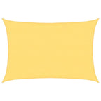 Parasole a Vela HDPE Rettangolare 4x6 m Beige
