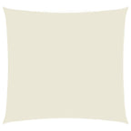 Parasole a Vela Oxford Quadrato 3,6x3,6 m Crema