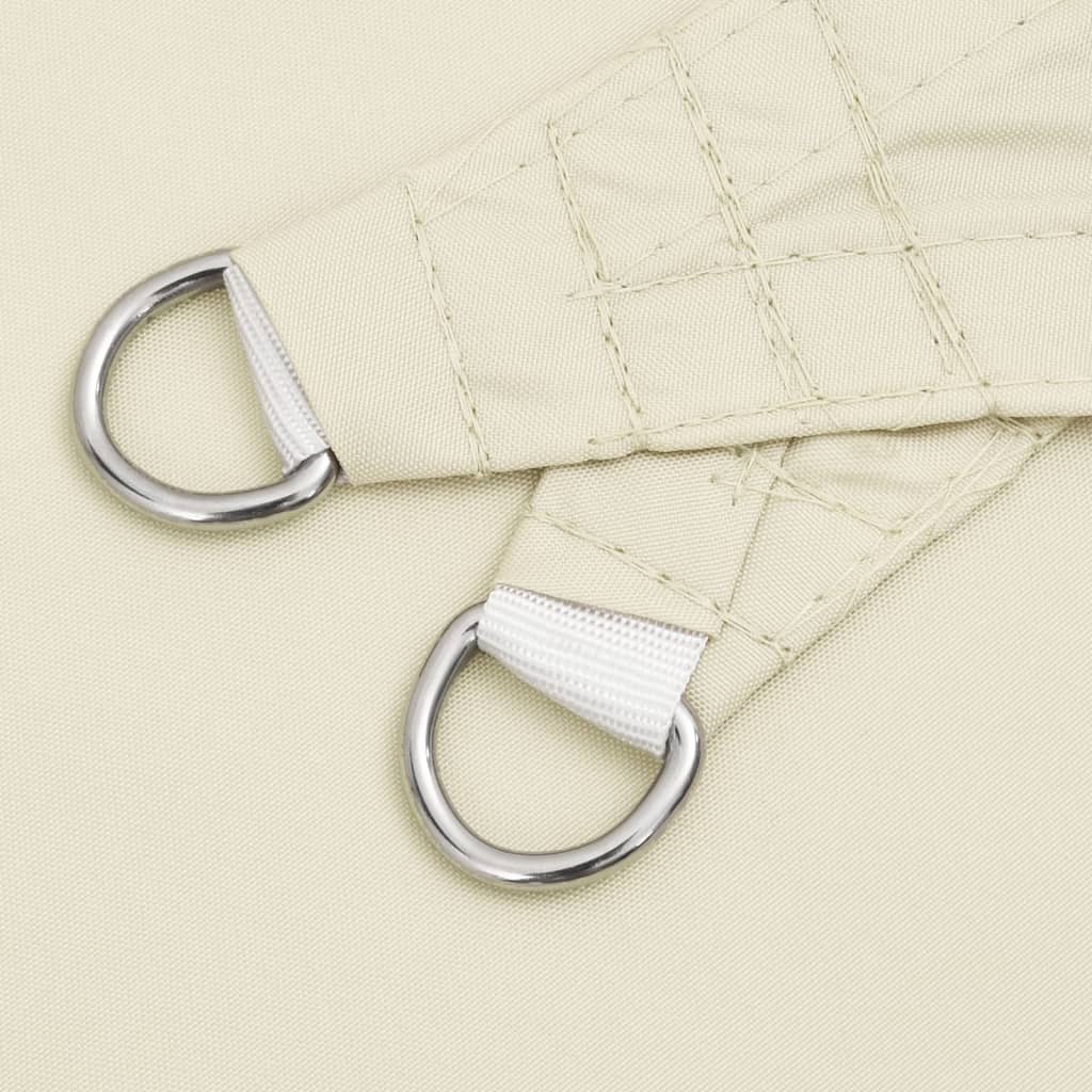 Parasole a Vela Oxford Quadrato 3,6x3,6 m Crema