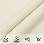 Parasole a Vela Oxford Quadrato 3,6x3,6 m Crema