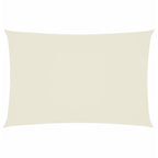 Parasole a Vela Oxford Rettangolare 2x4 m Crema