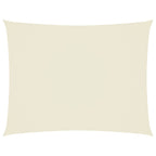 Parasole a Vela Oxford Rettangolare 4x6 m Crema