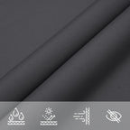 Parasole a Vela Oxford Quadrato 3,6x3,6 m Antracite