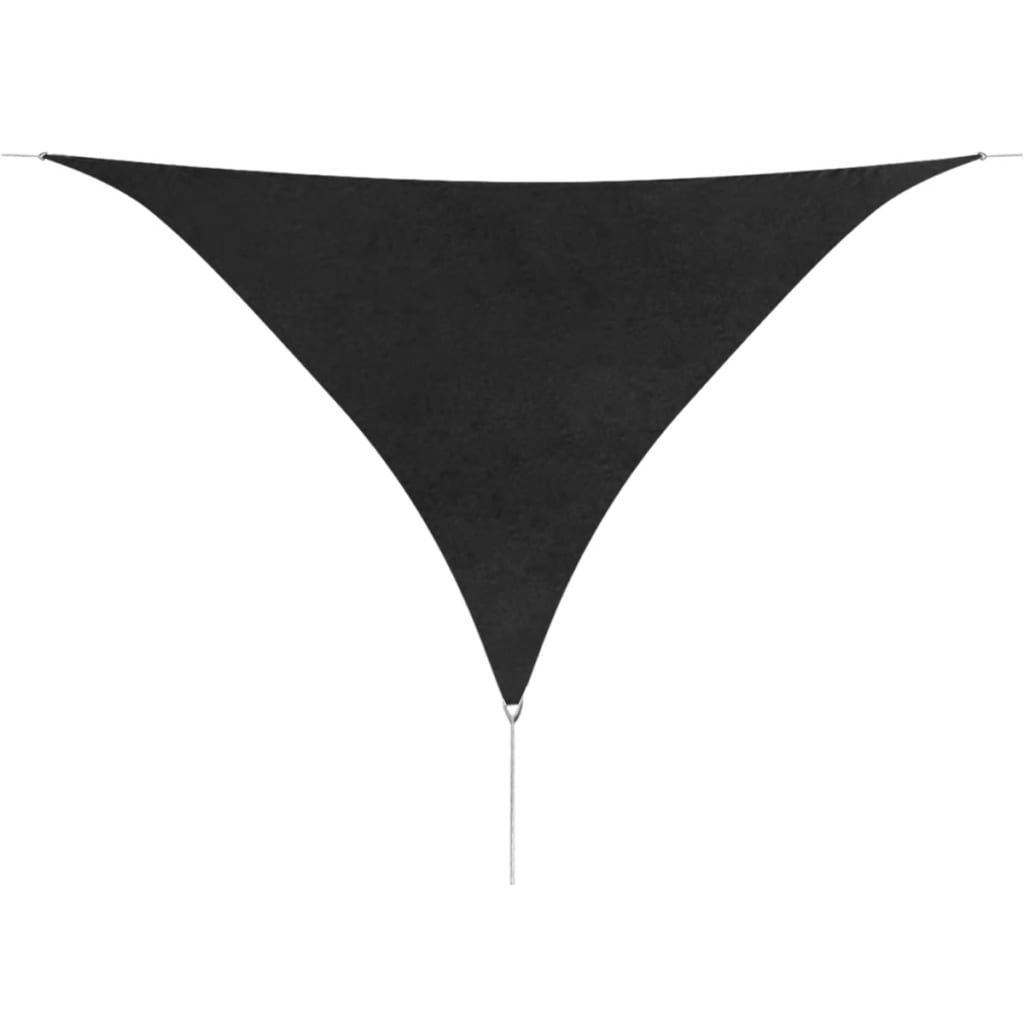 Parasole a Vela Oxford Triangolare 5x5x5 m Antracite