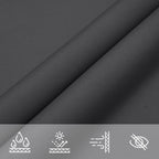 Parasole a Vela Oxford Triangolare 5x5x5 m Antracite