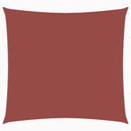 42307 Sunshade Sail Oxford Fabric Square 3,6x3,6 m Terracotta