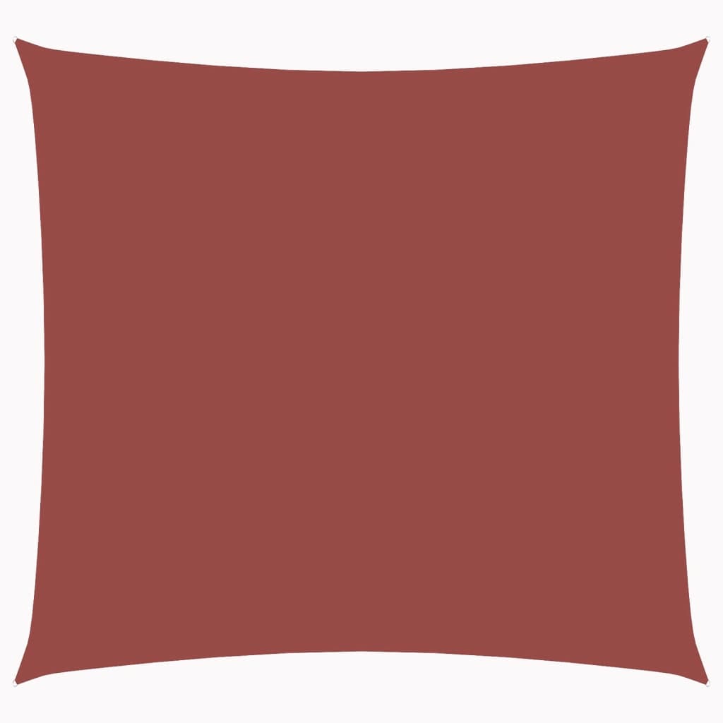 42307 Sunshade Sail Oxford Fabric Square 3,6x3,6 m Terracotta