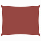 Parasole a Vela Oxford Rettangolare 2x4 m Terracotta