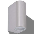 Applique LED Rotonda da Parete 2 pz Proiezione Alto/in Basso