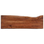 Tavolo Consolle 115x35x76 cm Legno Massello e Ferro