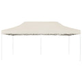 Gazebo Professionale Pieghevole in Alluminio 6x3 m Crema