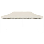 Gazebo Professionale Pieghevole in Alluminio 6x3 m Crema