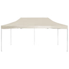 Gazebo Professionale Pieghevole in Alluminio 6x3 m Crema