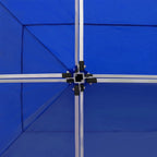 Gazebo Professionale Pieghevole Alluminio 6x3 m Blu