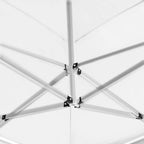 Gazebo Professionale Pieghevole Alluminio 6x3 m Bianco