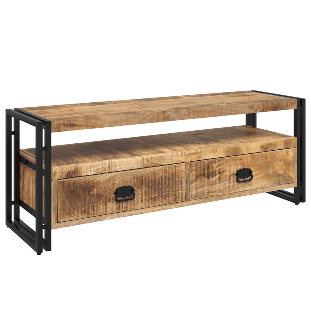 Mobile Porta TV 120x35x45 cm Legno Massello di Mango