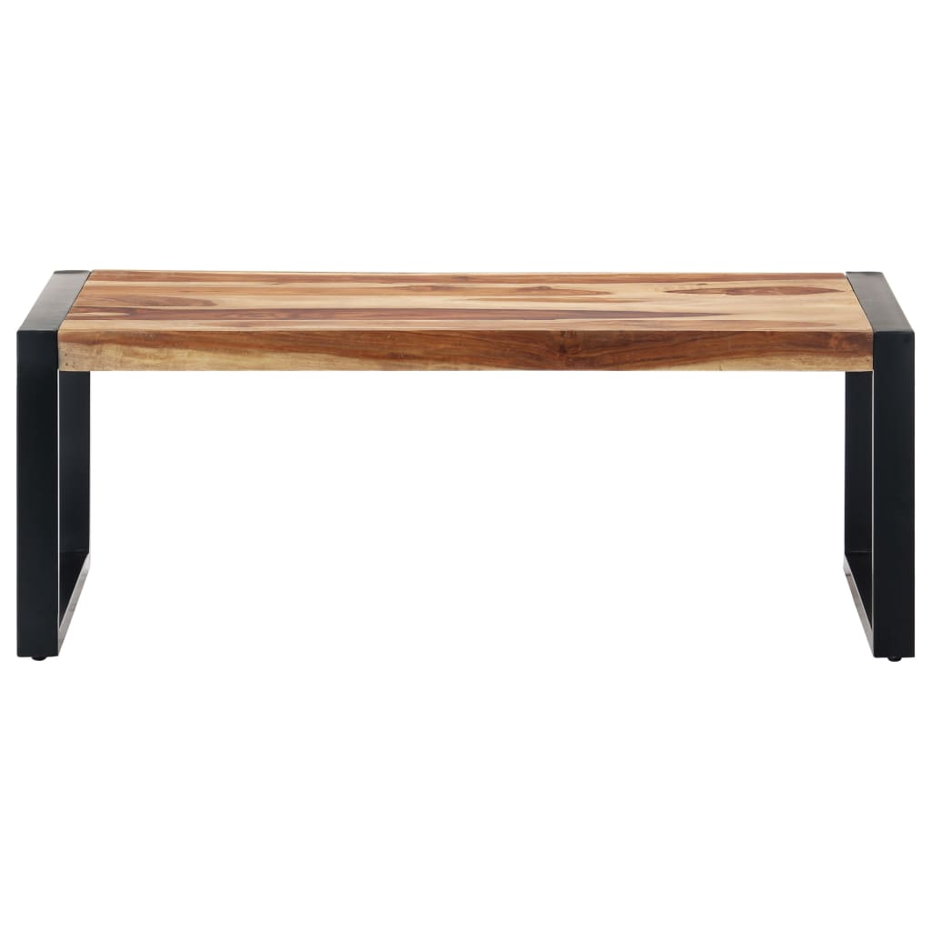 Tavolino da Salotto 110x60x40 cm in Massello di Acacia