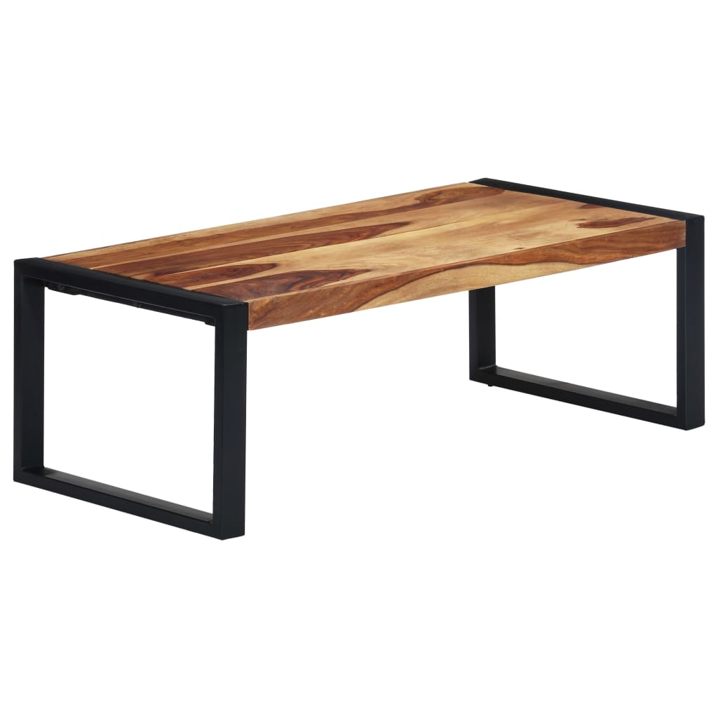 Tavolino da Salotto 110x60x40 cm in Massello di Acacia