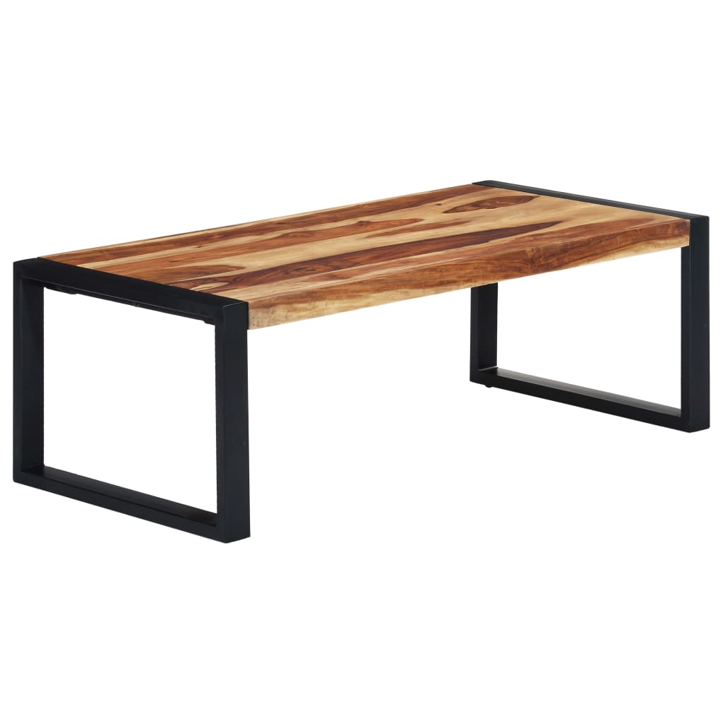 Tavolino da Salotto 110x60x40 cm in Massello di Acacia