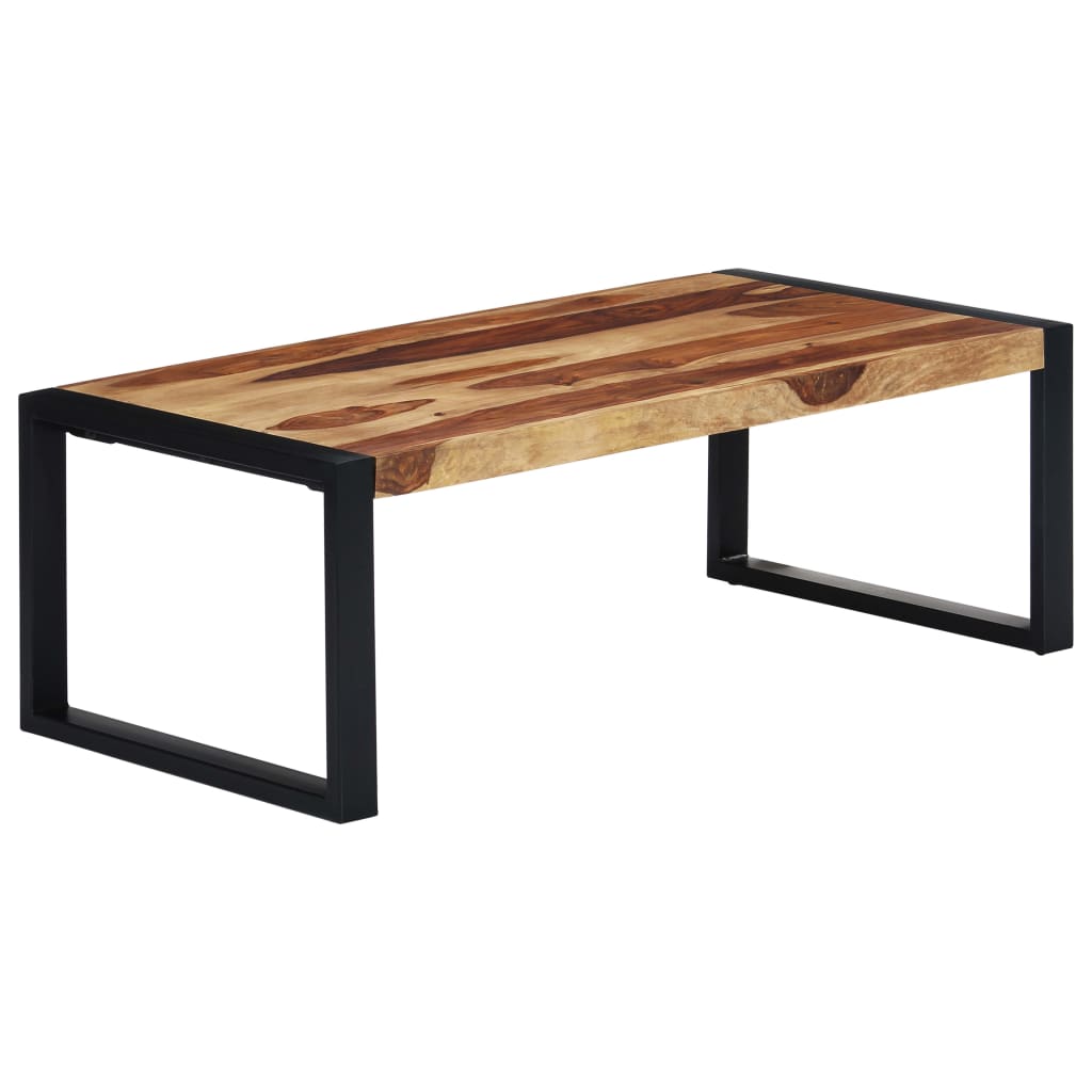 Tavolino da Salotto 110x60x40 cm in Massello di Acacia