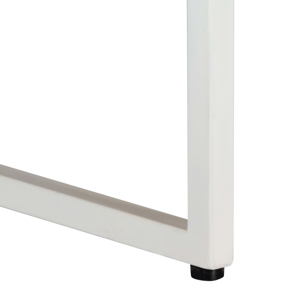 Tavolino da Salotto 110x110x36 cm in Legno Massello di Mango