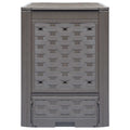 Compostiera Giardino Marrone 60x60x83 cm 300 L Rattan Plastica