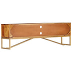 Mobile Porta TV 140x30x45 cm in Legno Massello di Acacia