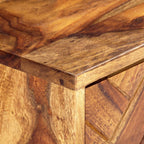 Mobile Porta TV 140x30x45 cm in Legno Massello di Acacia