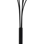 Lampada da Terra 200 cm 5 Bulbi E14 Nero e Oro