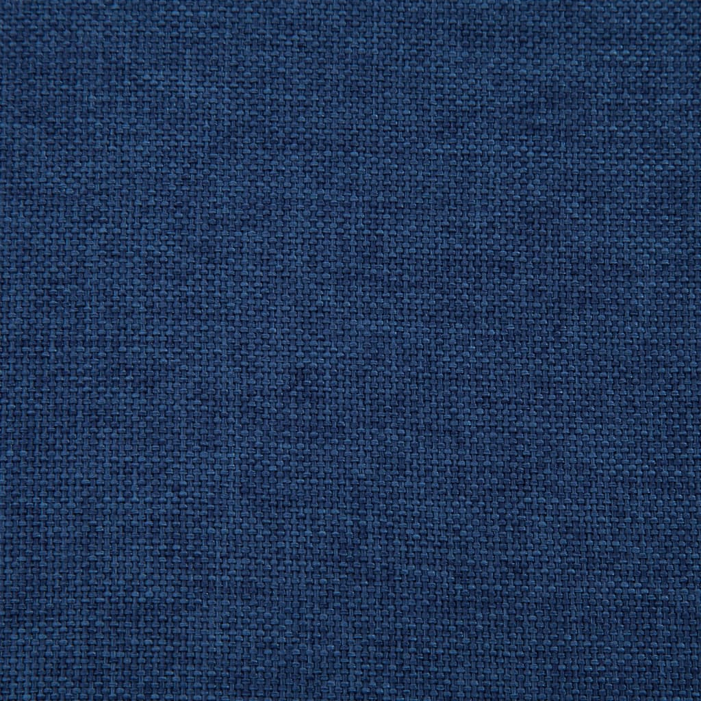 Panca con Vano Portaoggetti 116 cm Blu in Poliestere