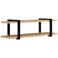 Mobile Porta TV 130x40x40 cm in Legno Massello di Mango