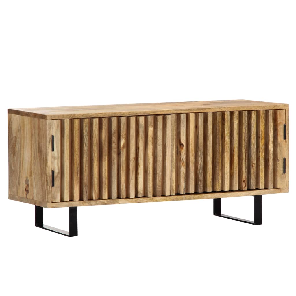 Mobile Porta TV 90x30x40 cm in Legno Massello di Mango