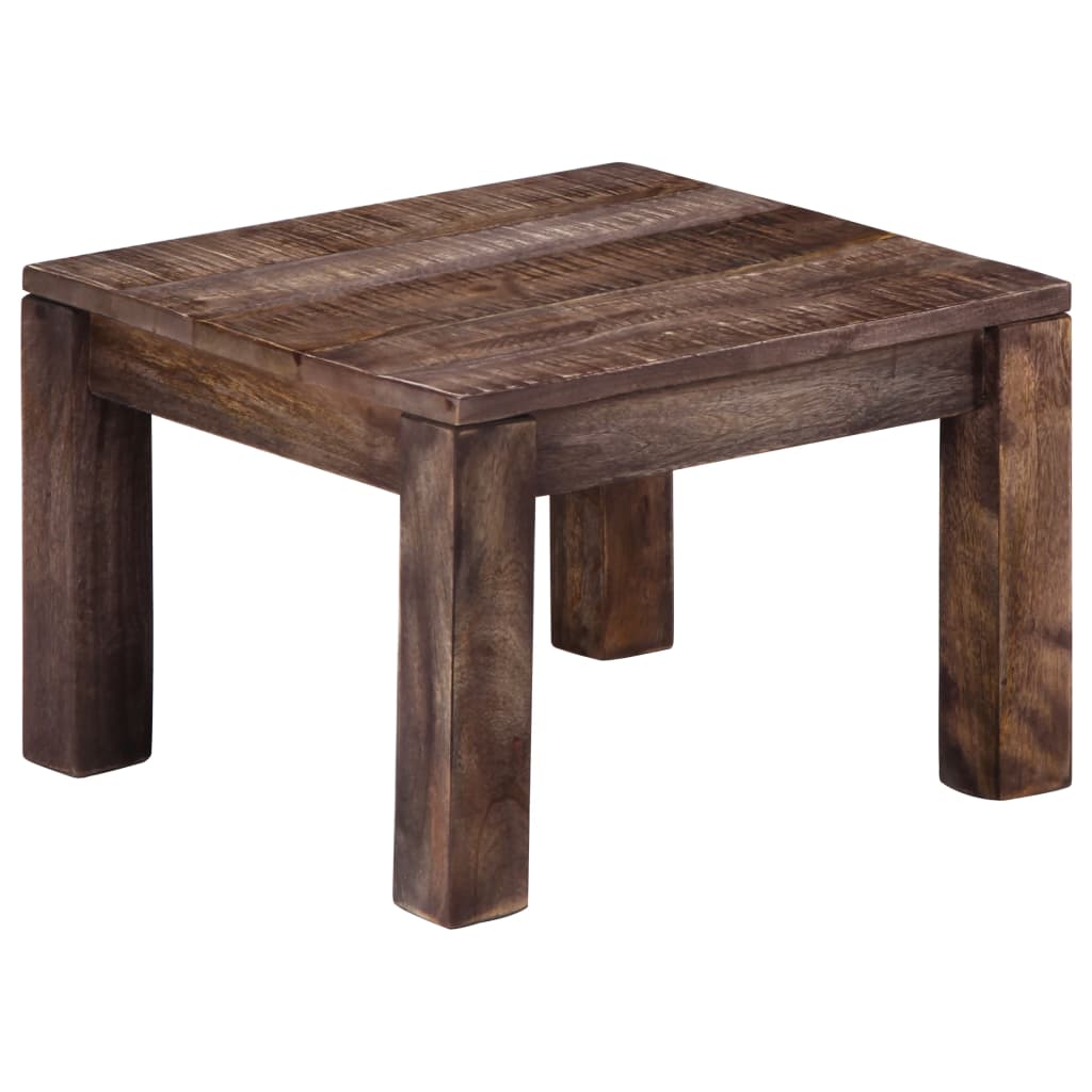 Tavolino da Salotto 50x50x35 cm Legno Massello di Mango