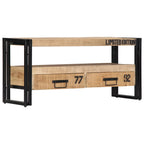 Mobile Porta TV 100x30x45 cm in Legno Massello di Mango