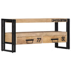 Mobile Porta TV 100x30x45 cm in Legno Massello di Mango